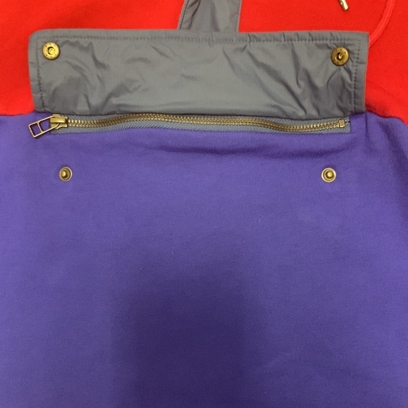 LL Bean Signature Colorblock Quarter zip - Picture 3 of 4